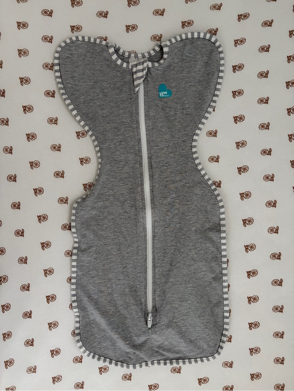 Love To Dream Grey Baby Swaddle Up Sleepsuit - Newborn 5 - 8.5 pounds